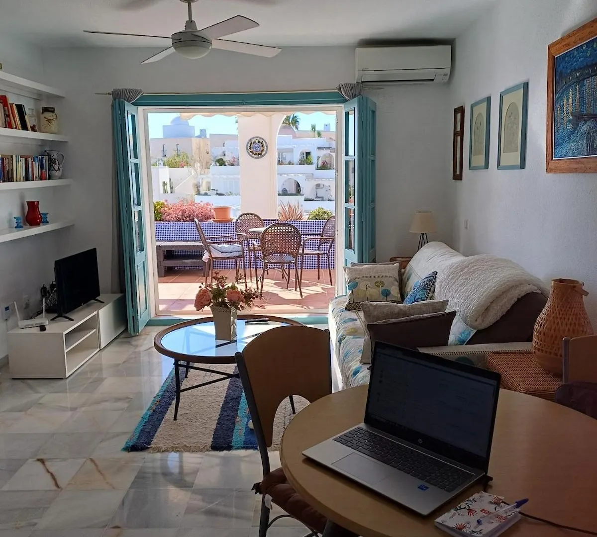 Sunny Apartment In Mojacar With Sea Views